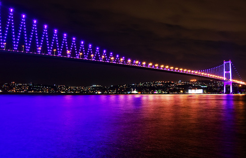 Bosphorus Bridge Purple!