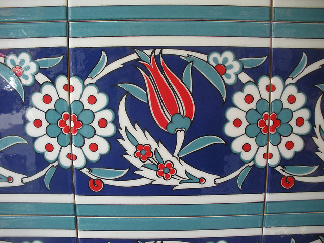 Tulip tiles, Istanbul