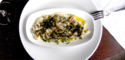 A Meze Appetizer sample on Zoe Yacht