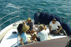 istanbul cruise sunbathing on the boat trip